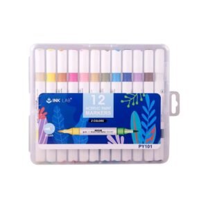 Ink LAB - 12 Acylic Paint Markers 2 colors