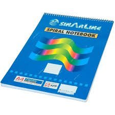Sinarline Sprial Notebook A4 210 X 295 mm . 56 GSM . 70 Sheets