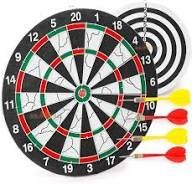 MR DIY Dart Board - Size: 17''