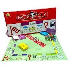 Monopoly 8+ages & up players 2-8 Item No. E2008